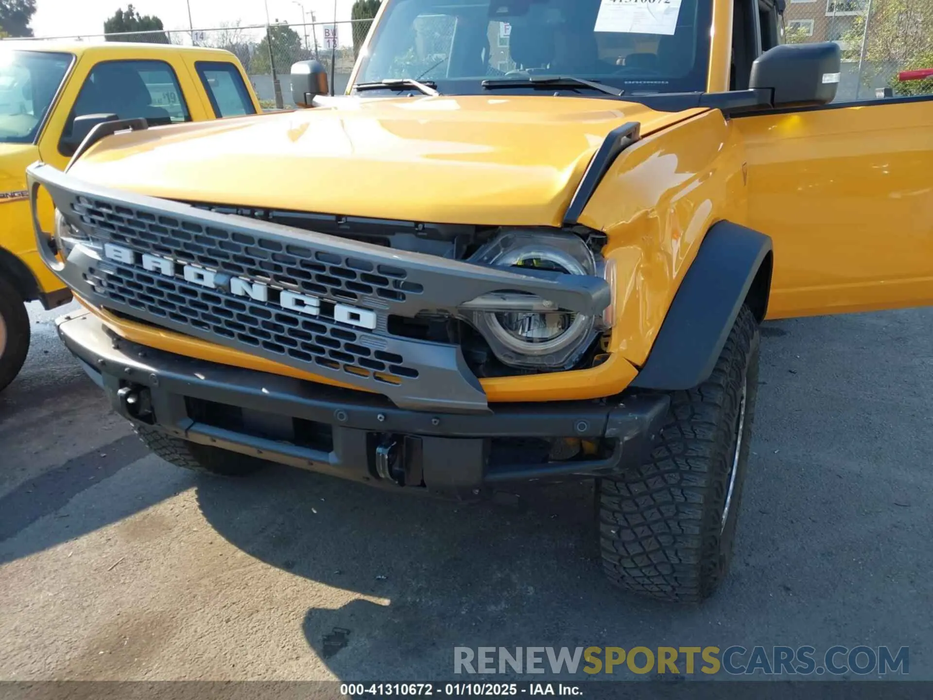 6 fotografías del automóvil dañado 1FMEE5DP3MLA94192 FORD BRONCO 2021