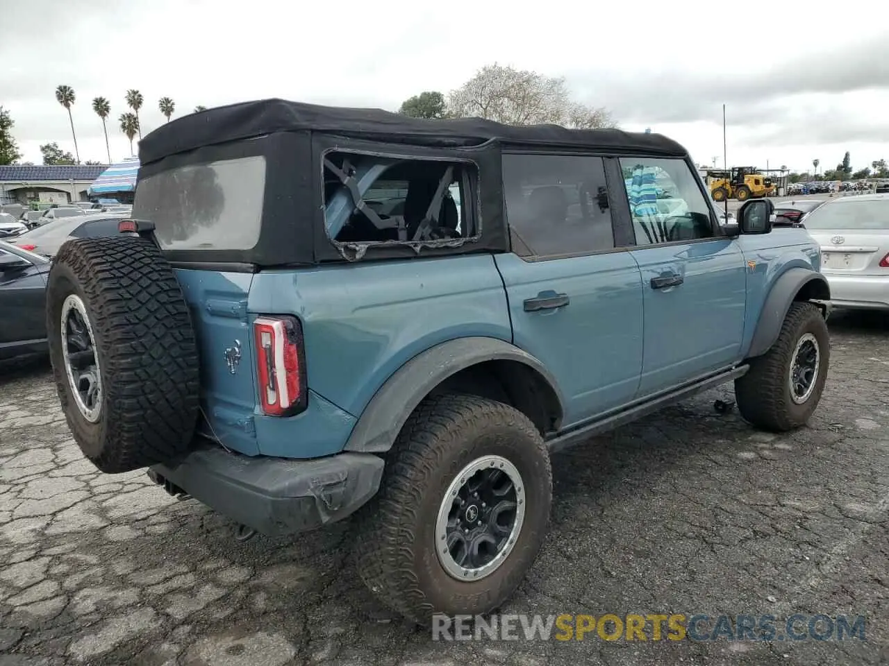 3 fotografías del automóvil dañado 1FMEE5DP4MLA90474 FORD BRONCO 2021
