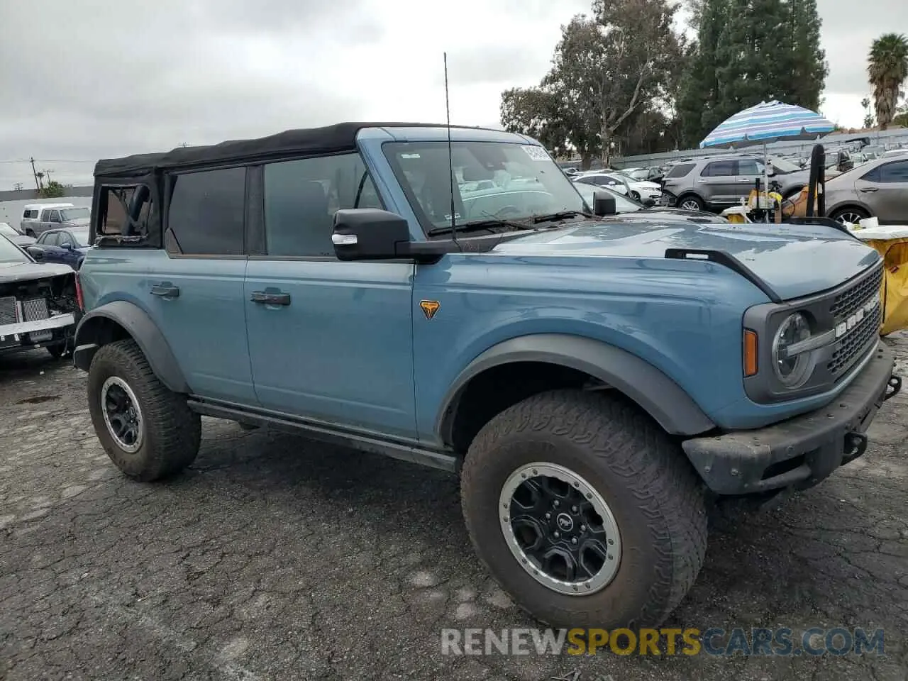 4 fotografías del automóvil dañado 1FMEE5DP4MLA90474 FORD BRONCO 2021