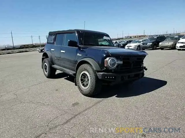15 fotografías del automóvil dañado 1FMEE5DP8MLA86069 FORD BRONCO 2021