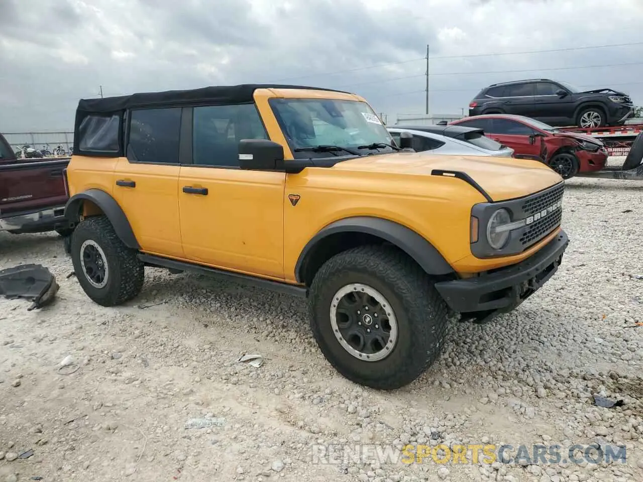 4 fotografías del automóvil dañado 1FMEE5DP9MLA93791 FORD BRONCO 2021