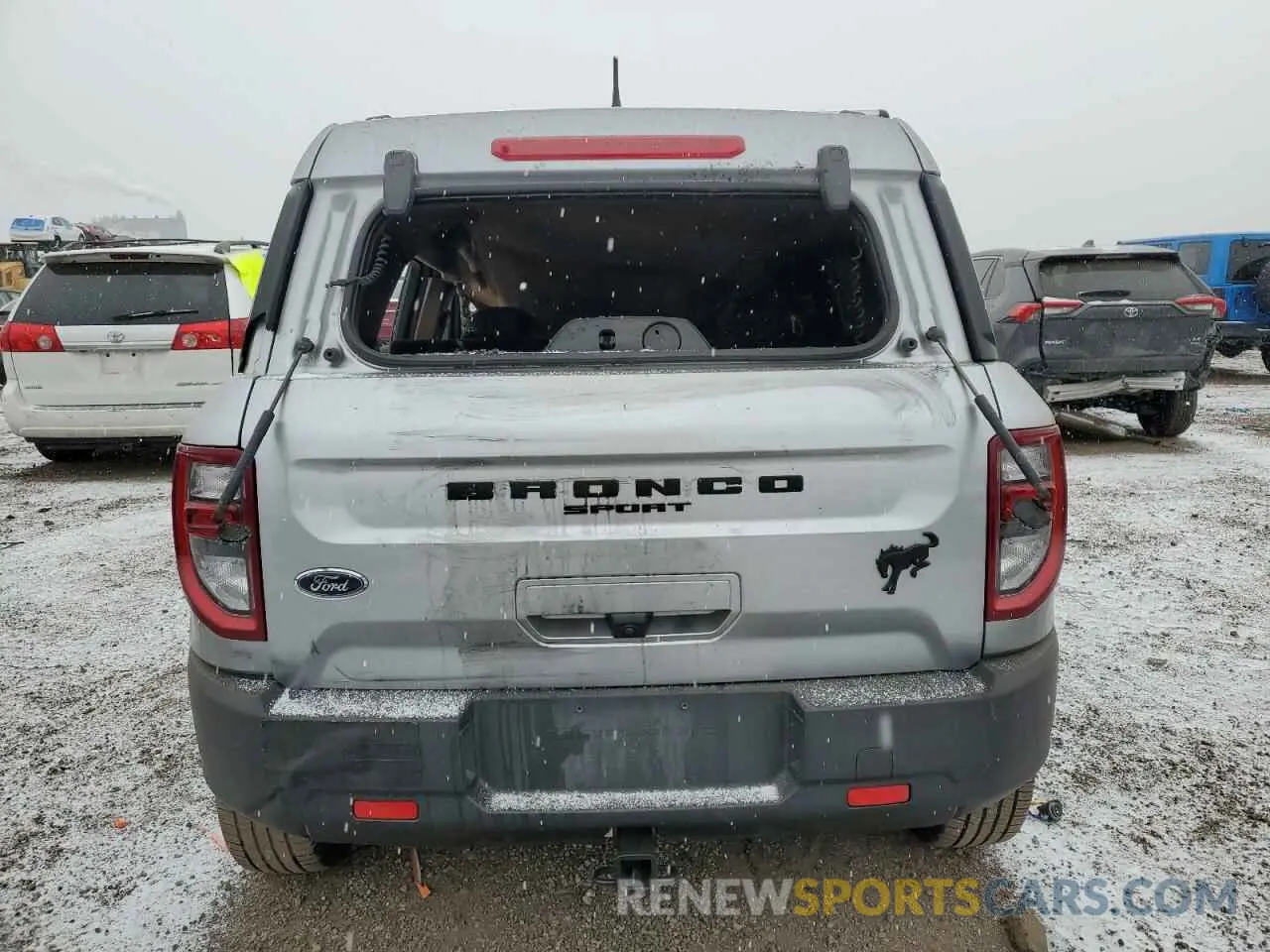 6 fotografías del automóvil dañado 3FMCR9A64MRB33050 FORD BRONCO 2021