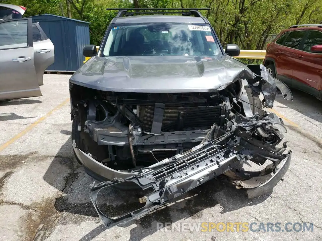 5 fotografías del automóvil dañado 3FMCR9A69MRB24540 FORD BRONCO 2021