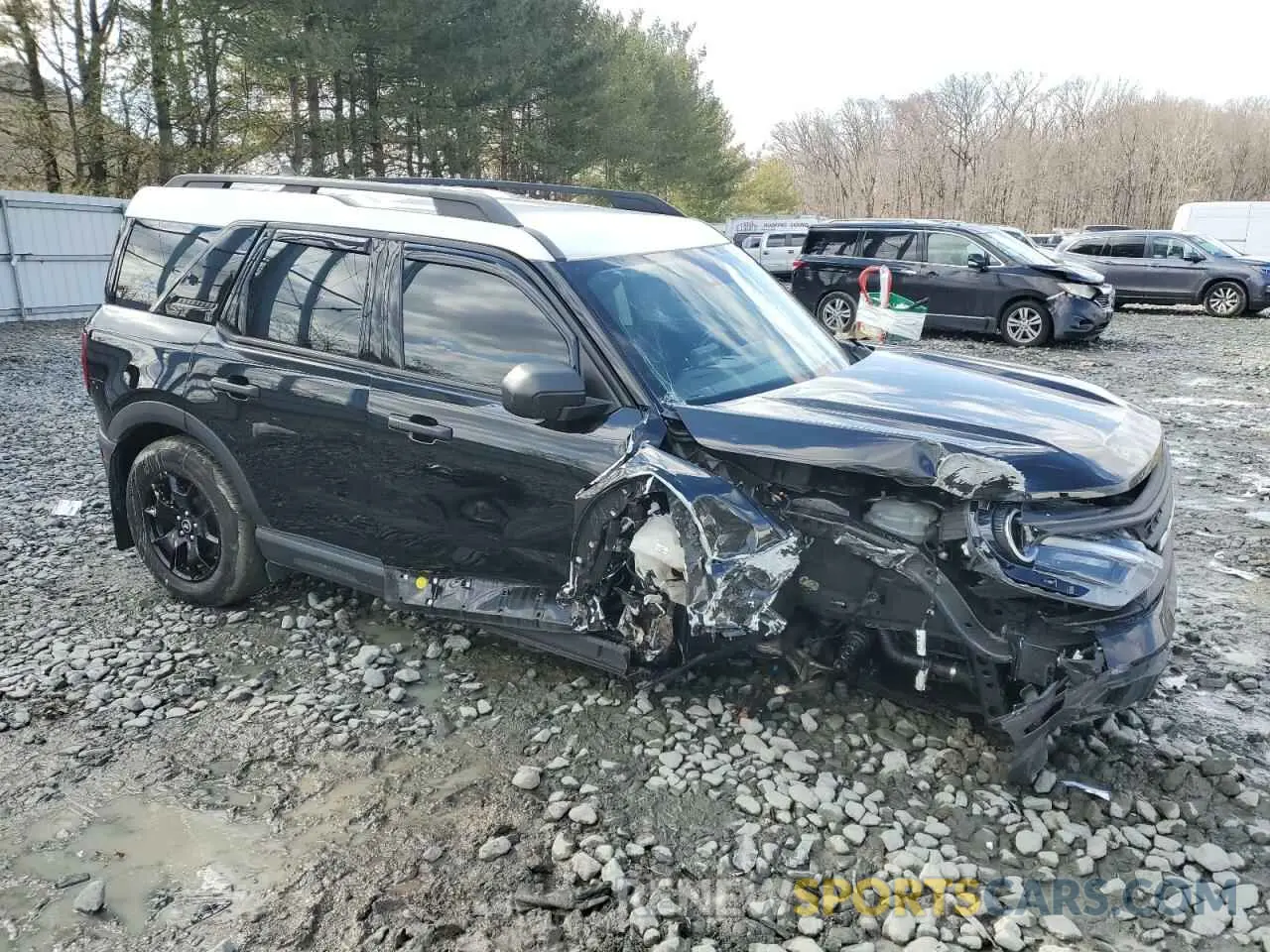 4 fotografías del automóvil dañado 3FMCR9A6XMRA27122 FORD BRONCO 2021