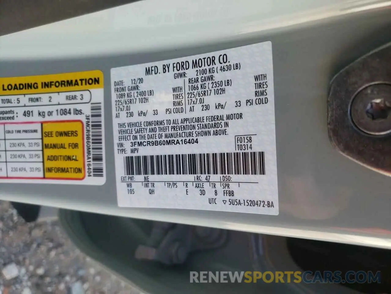 13 fotografías del automóvil dañado 3FMCR9B60MRA16404 FORD BRONCO 2021