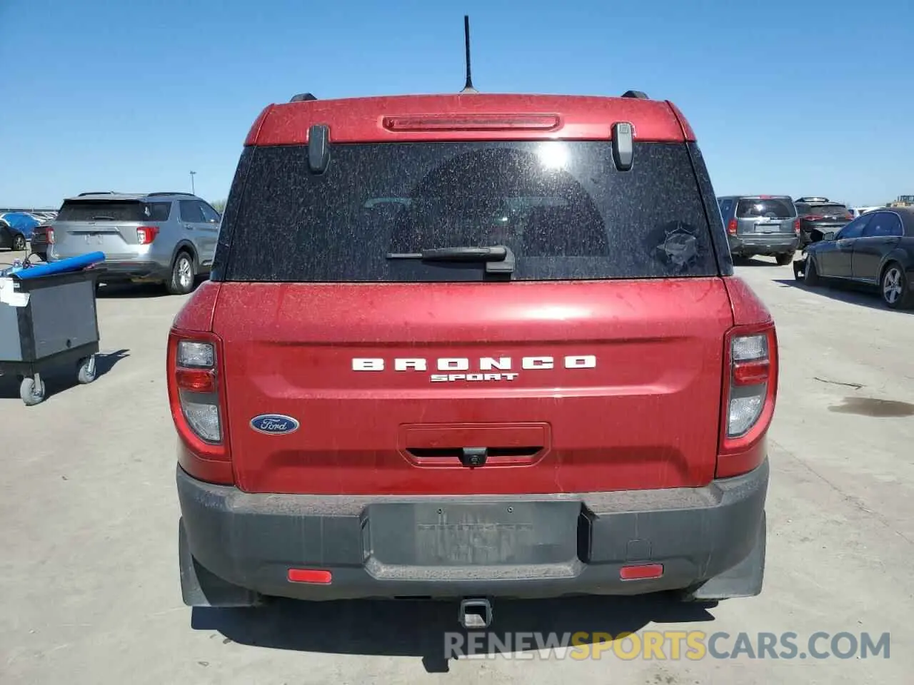 6 fotografías del automóvil dañado 3FMCR9B60MRB03302 FORD BRONCO 2021