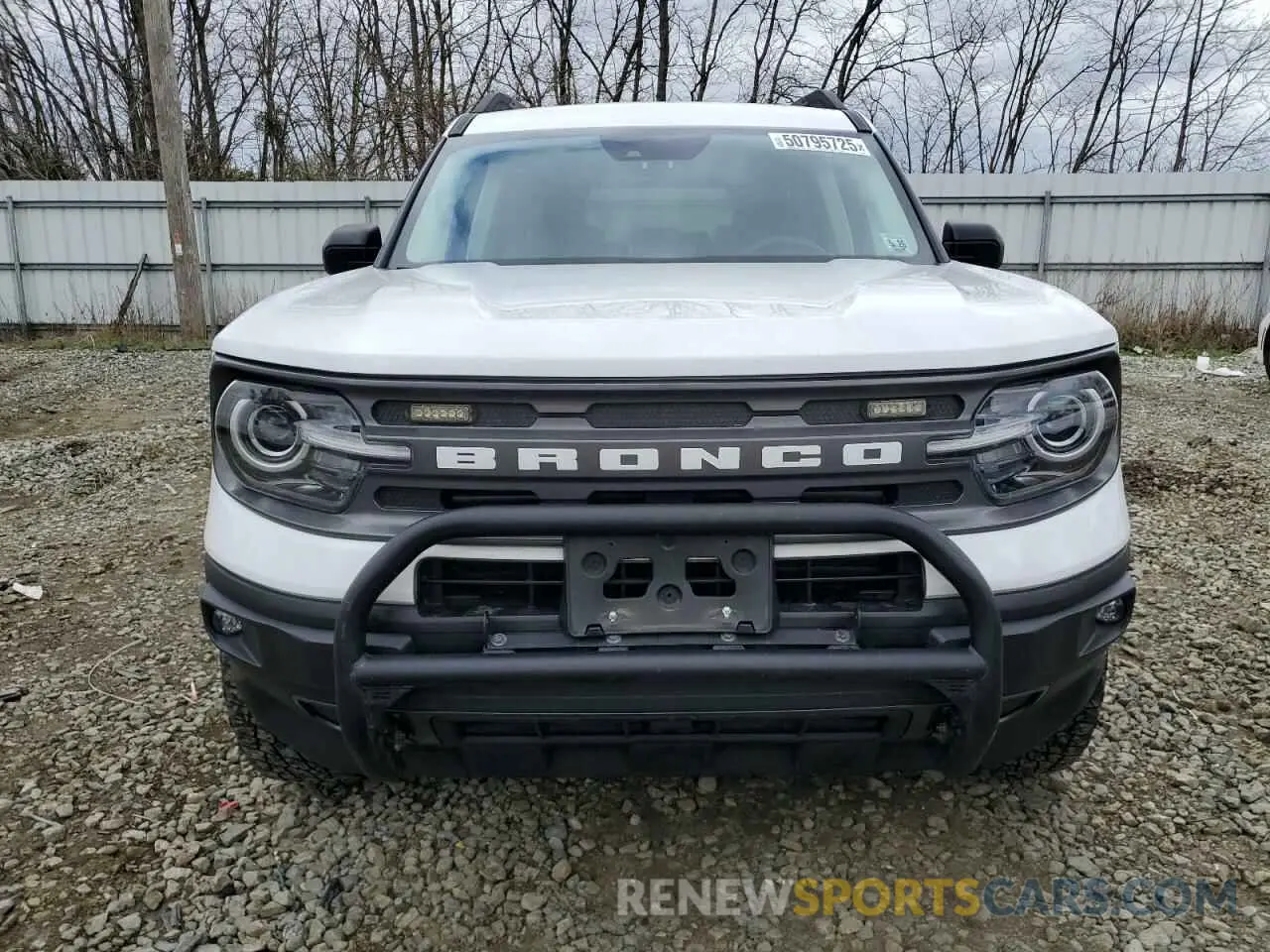 5 fotografías del automóvil dañado 3FMCR9B61MRA58449 FORD BRONCO 2021