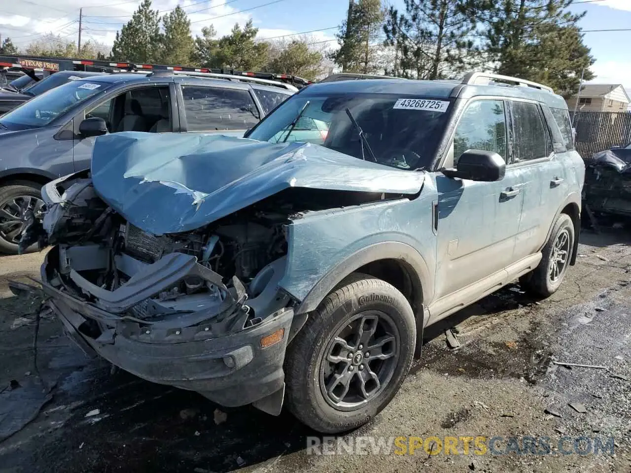 1 fotografías del automóvil dañado 3FMCR9B61MRA66048 FORD BRONCO 2021