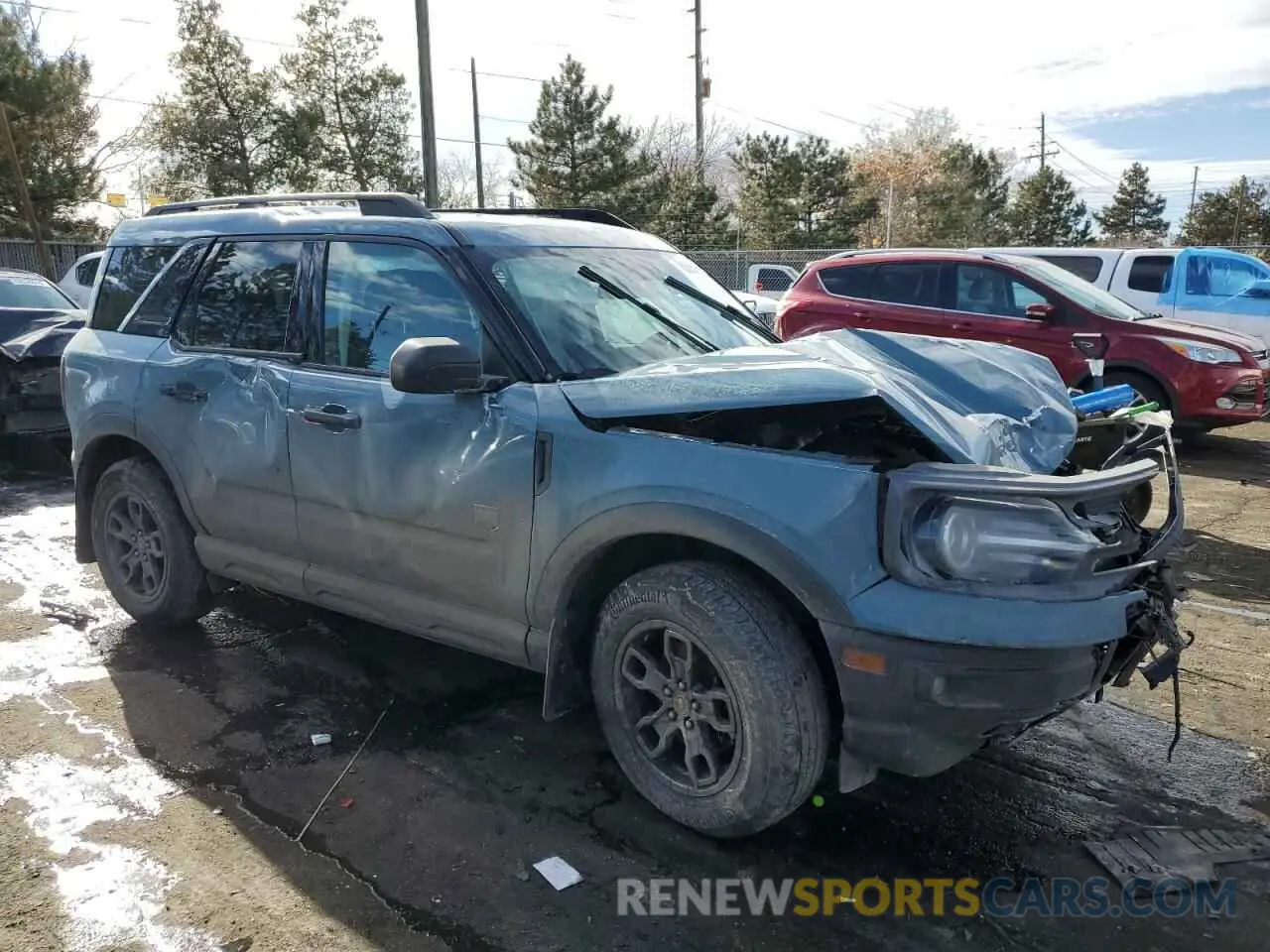 4 fotografías del automóvil dañado 3FMCR9B61MRA66048 FORD BRONCO 2021