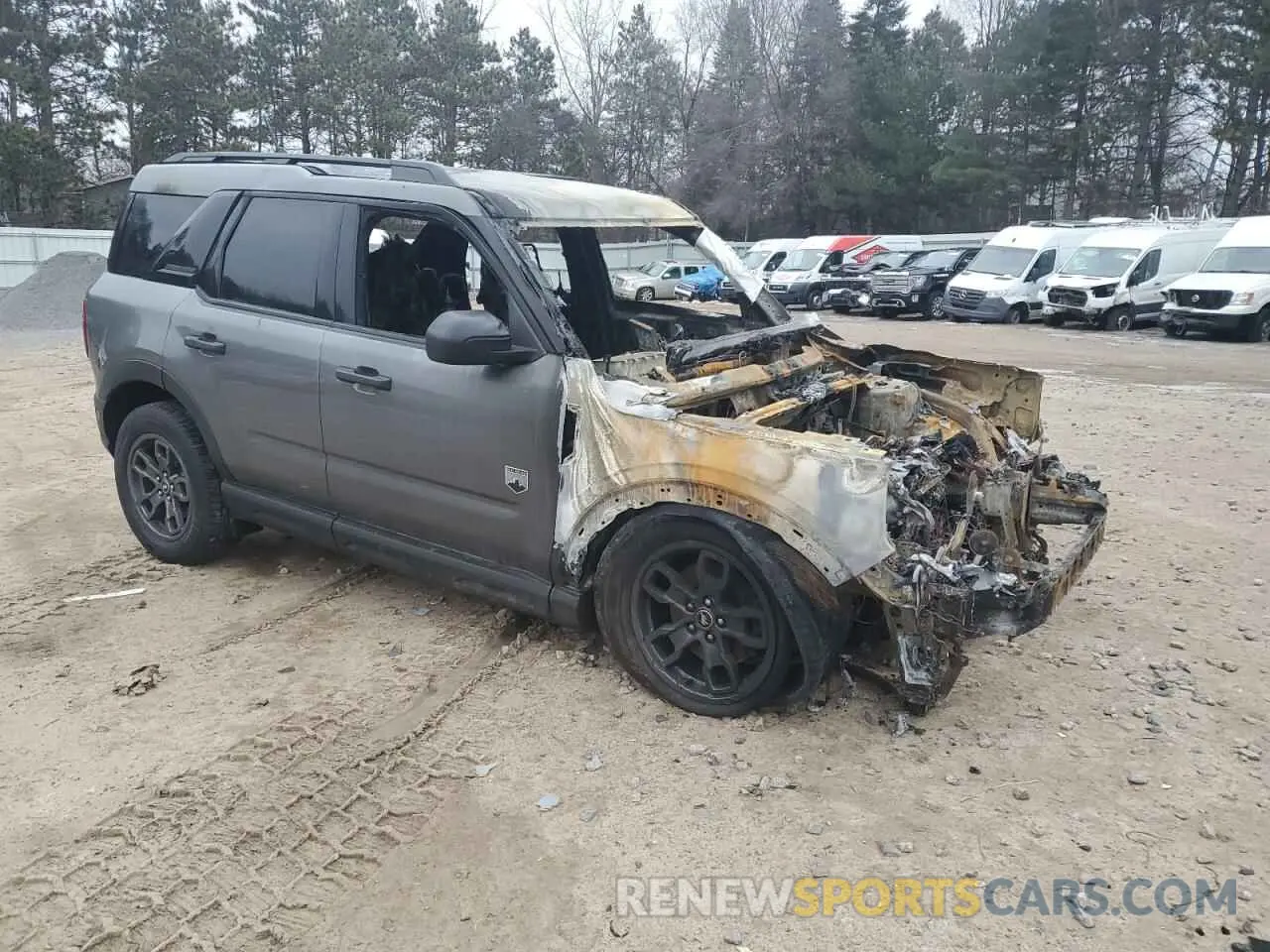 4 fotografías del automóvil dañado 3FMCR9B61MRB25924 FORD BRONCO 2021