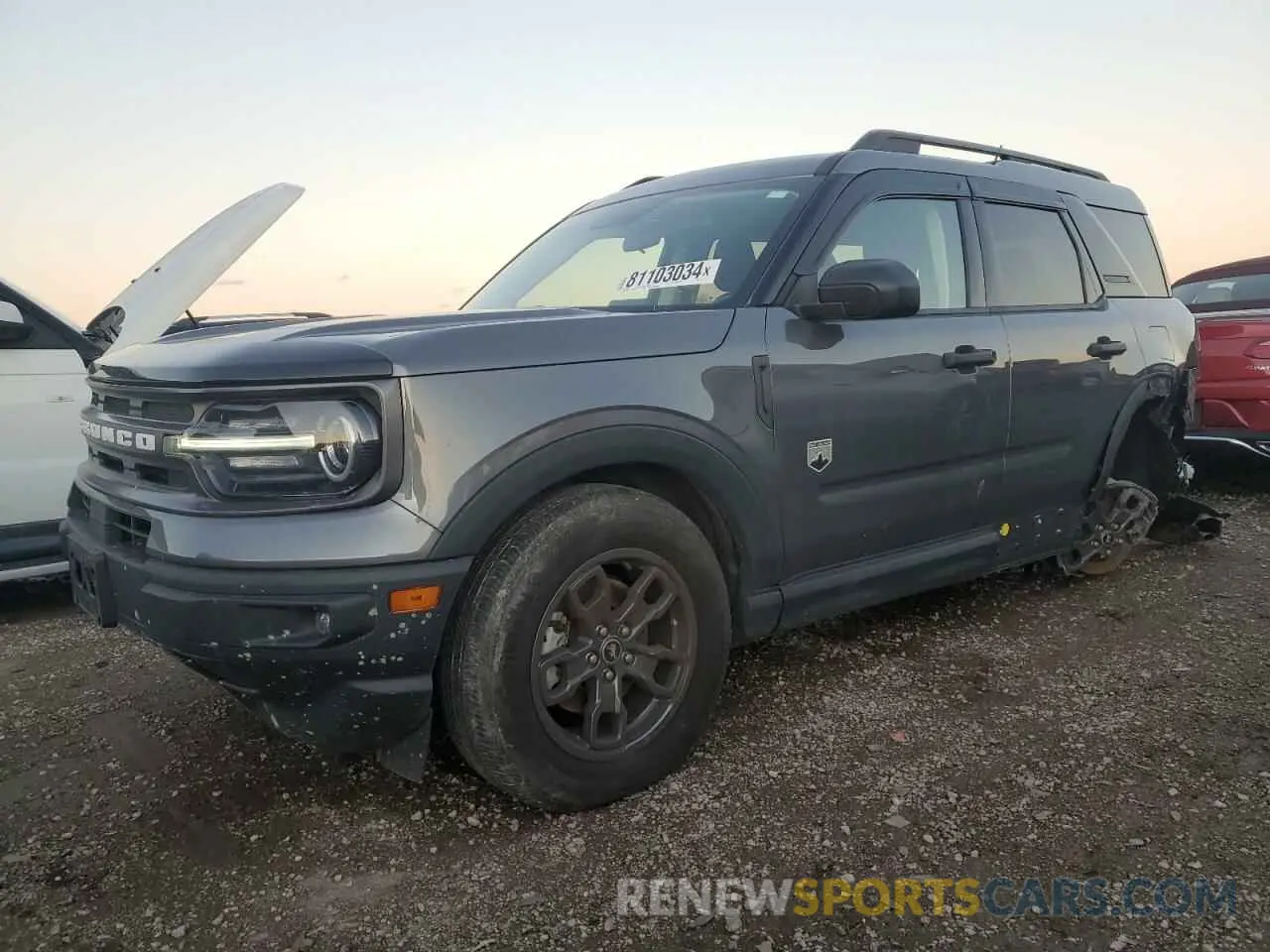 1 fotografías del automóvil dañado 3FMCR9B61MRB37457 FORD BRONCO 2021