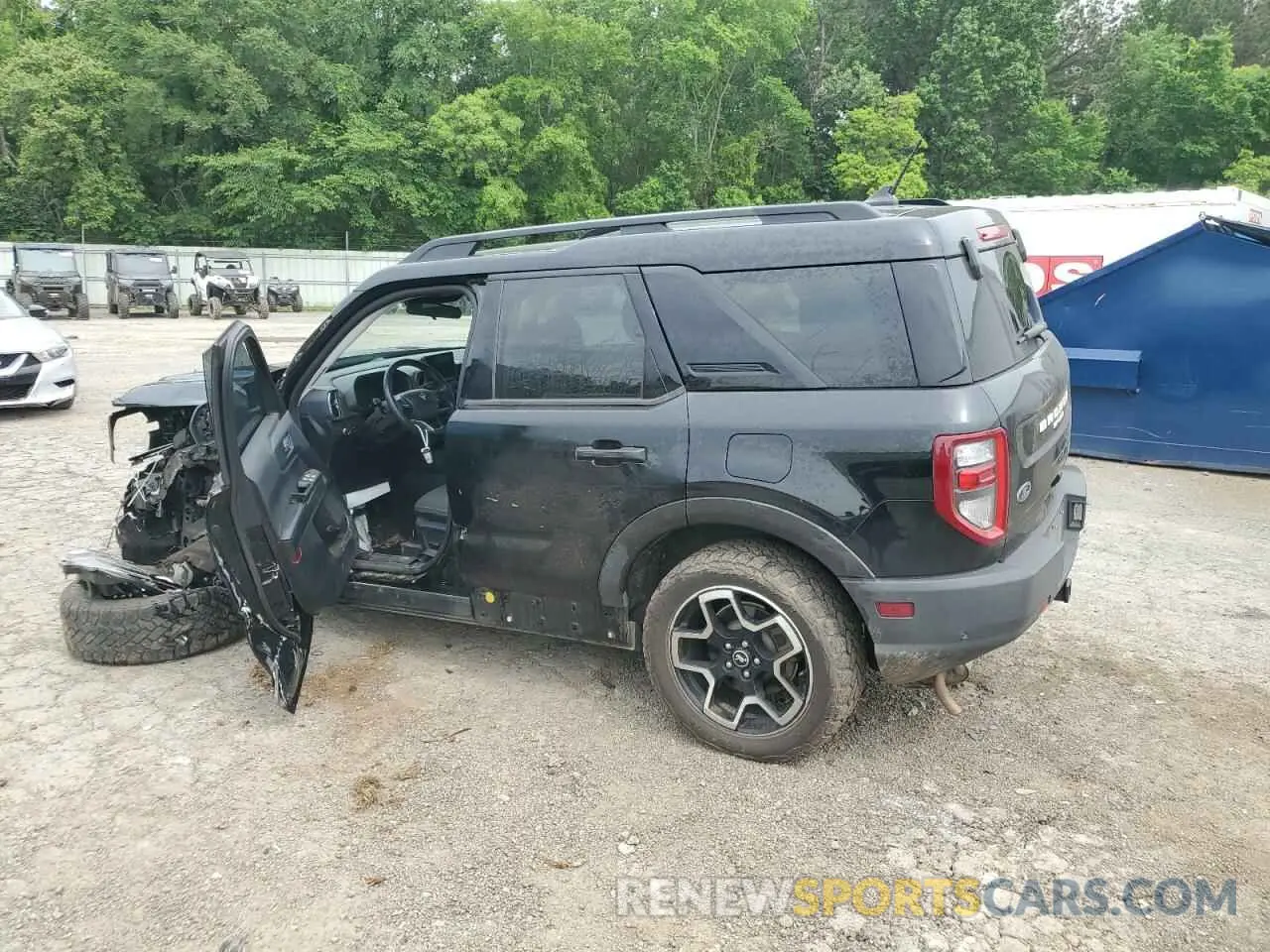 2 fotografías del automóvil dañado 3FMCR9B62MRA10653 FORD BRONCO 2021