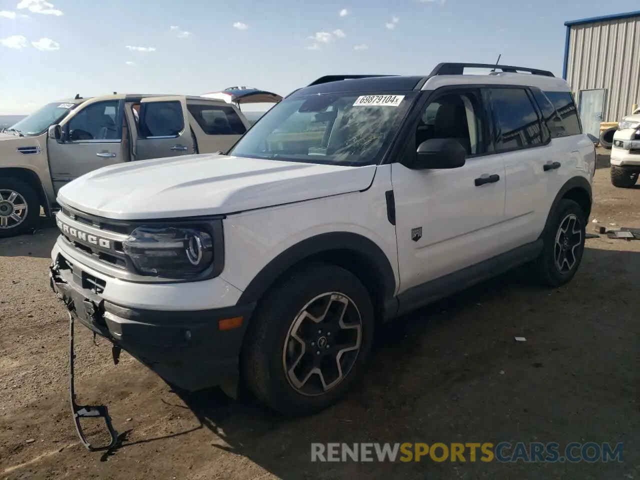 1 fotografías del automóvil dañado 3FMCR9B62MRA88415 FORD BRONCO 2021