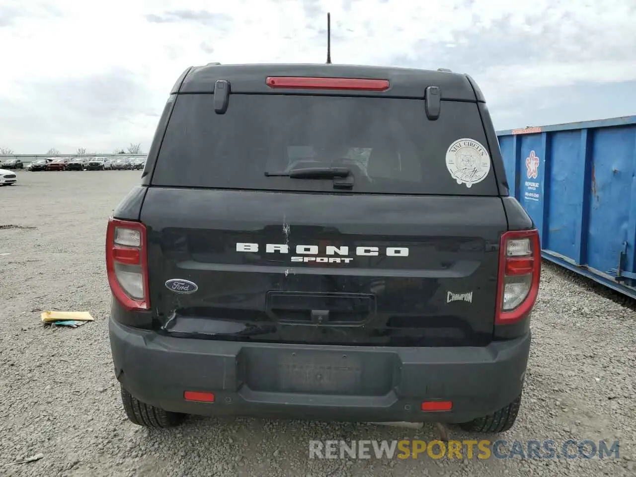6 fotografías del automóvil dañado 3FMCR9B62MRB19727 FORD BRONCO 2021