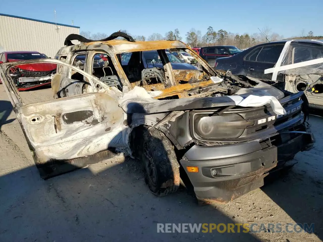 4 fotografías del automóvil dañado 3FMCR9B63MRA10659 FORD BRONCO 2021