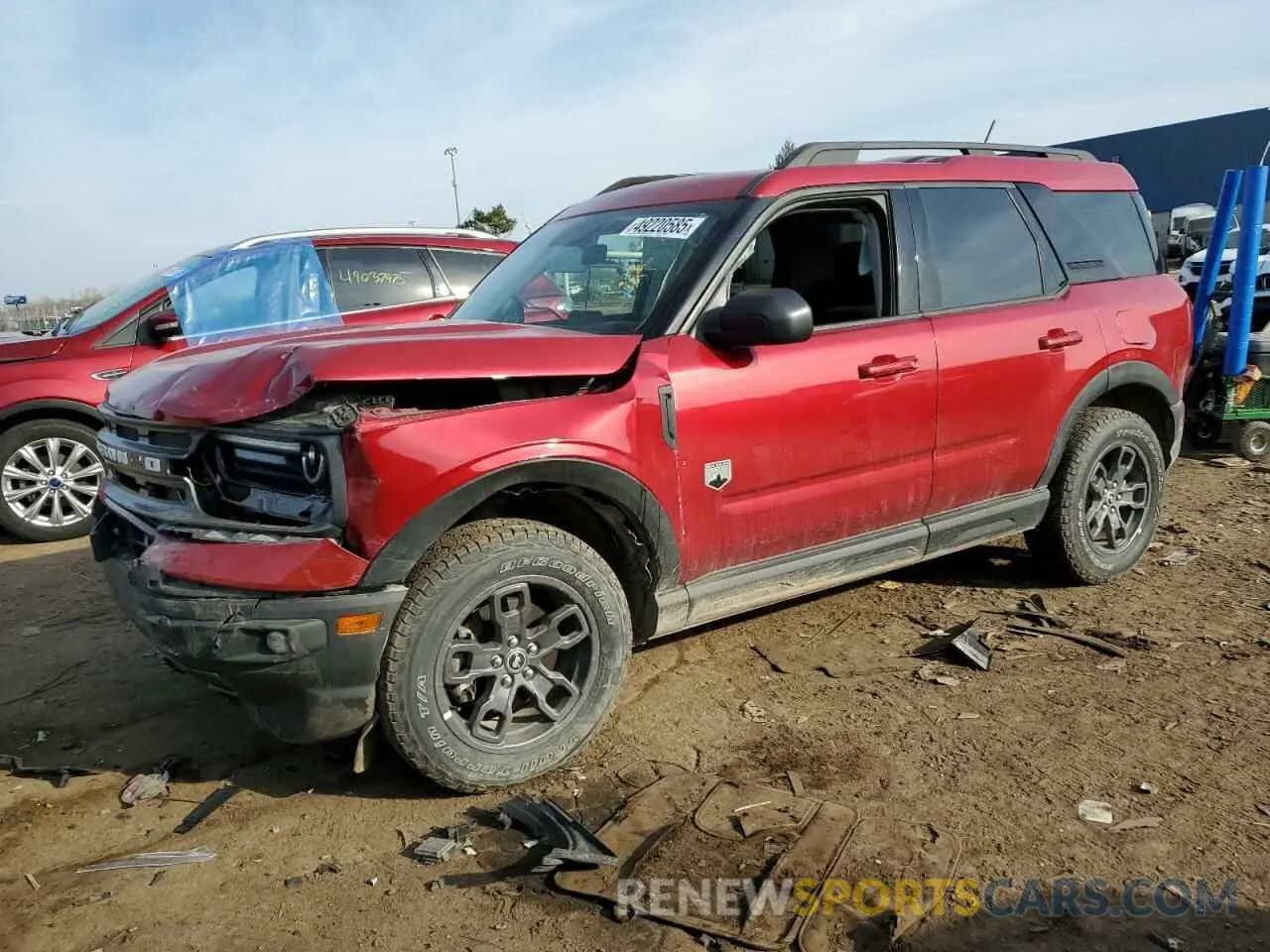 1 fotografías del automóvil dañado 3FMCR9B63MRB35905 FORD BRONCO 2021