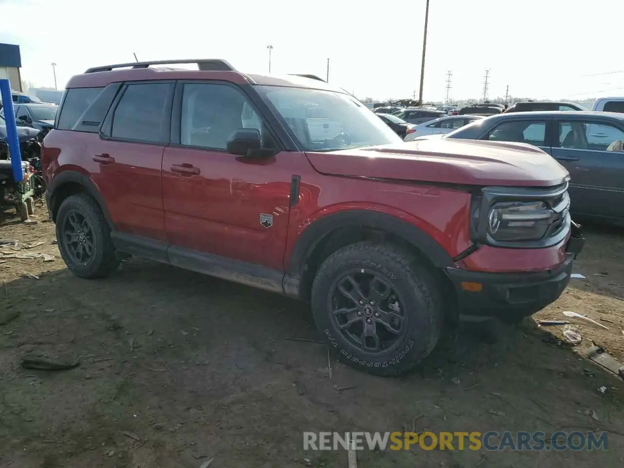 4 fotografías del automóvil dañado 3FMCR9B63MRB35905 FORD BRONCO 2021