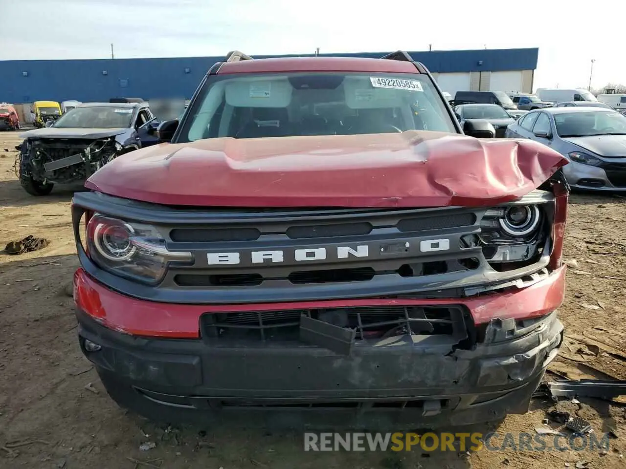 5 fotografías del automóvil dañado 3FMCR9B63MRB35905 FORD BRONCO 2021