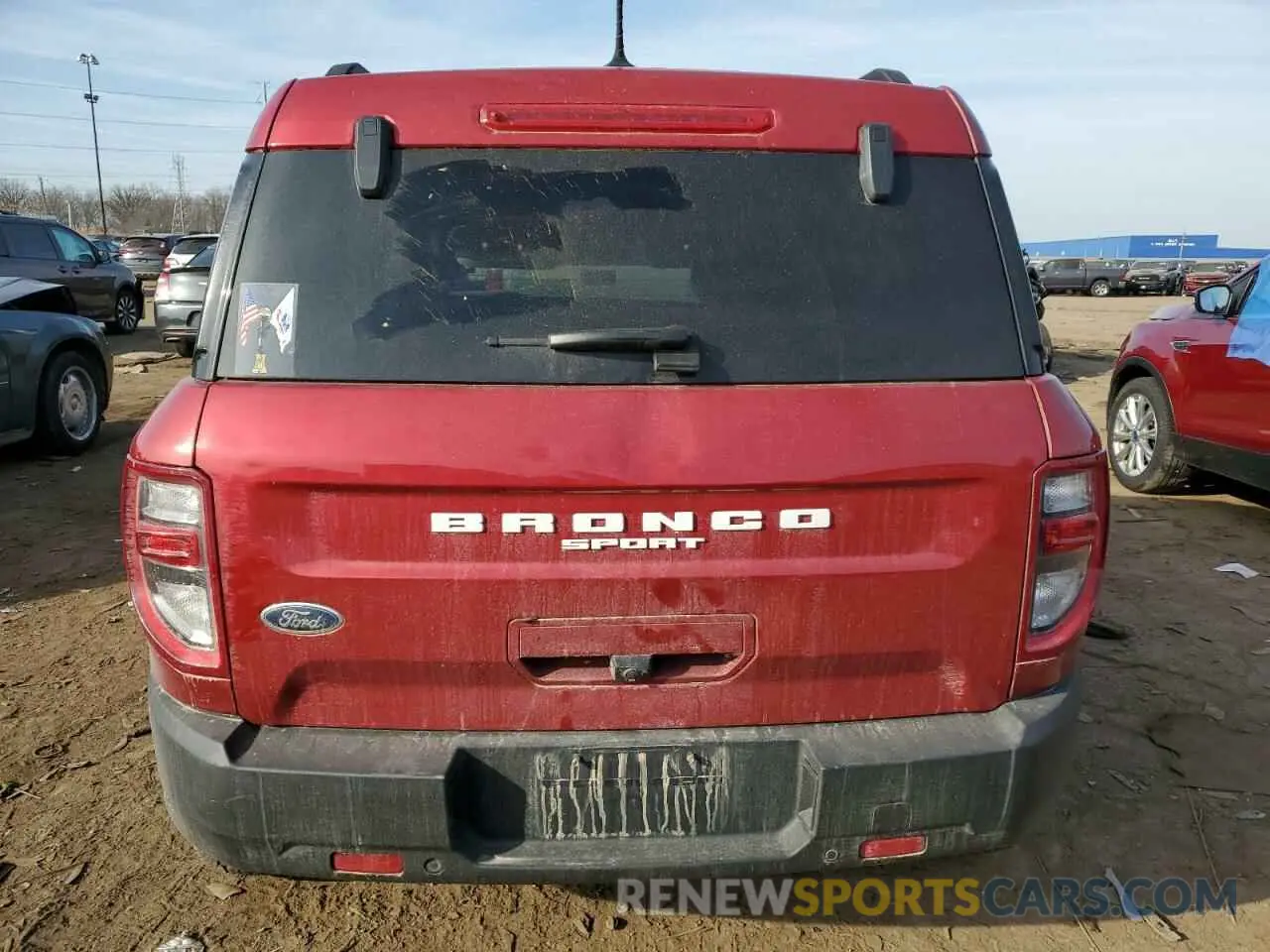 6 fotografías del automóvil dañado 3FMCR9B63MRB35905 FORD BRONCO 2021