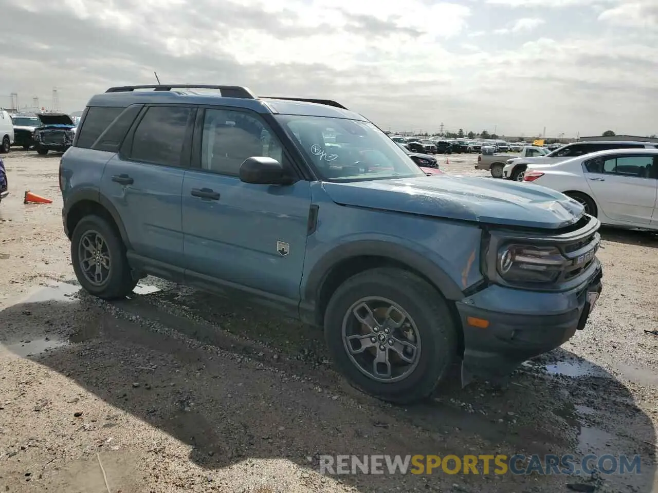 4 fotografías del automóvil dañado 3FMCR9B64MRA72149 FORD BRONCO 2021