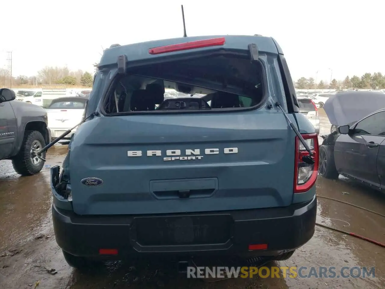 6 fotografías del automóvil dañado 3FMCR9B65MRA18388 FORD BRONCO 2021