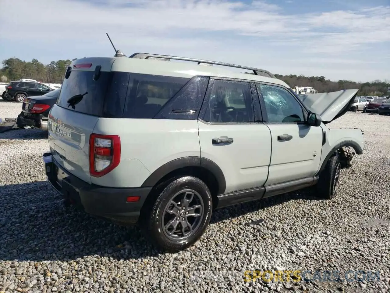 3 fotografías del automóvil dañado 3FMCR9B66MRA72668 FORD BRONCO 2021