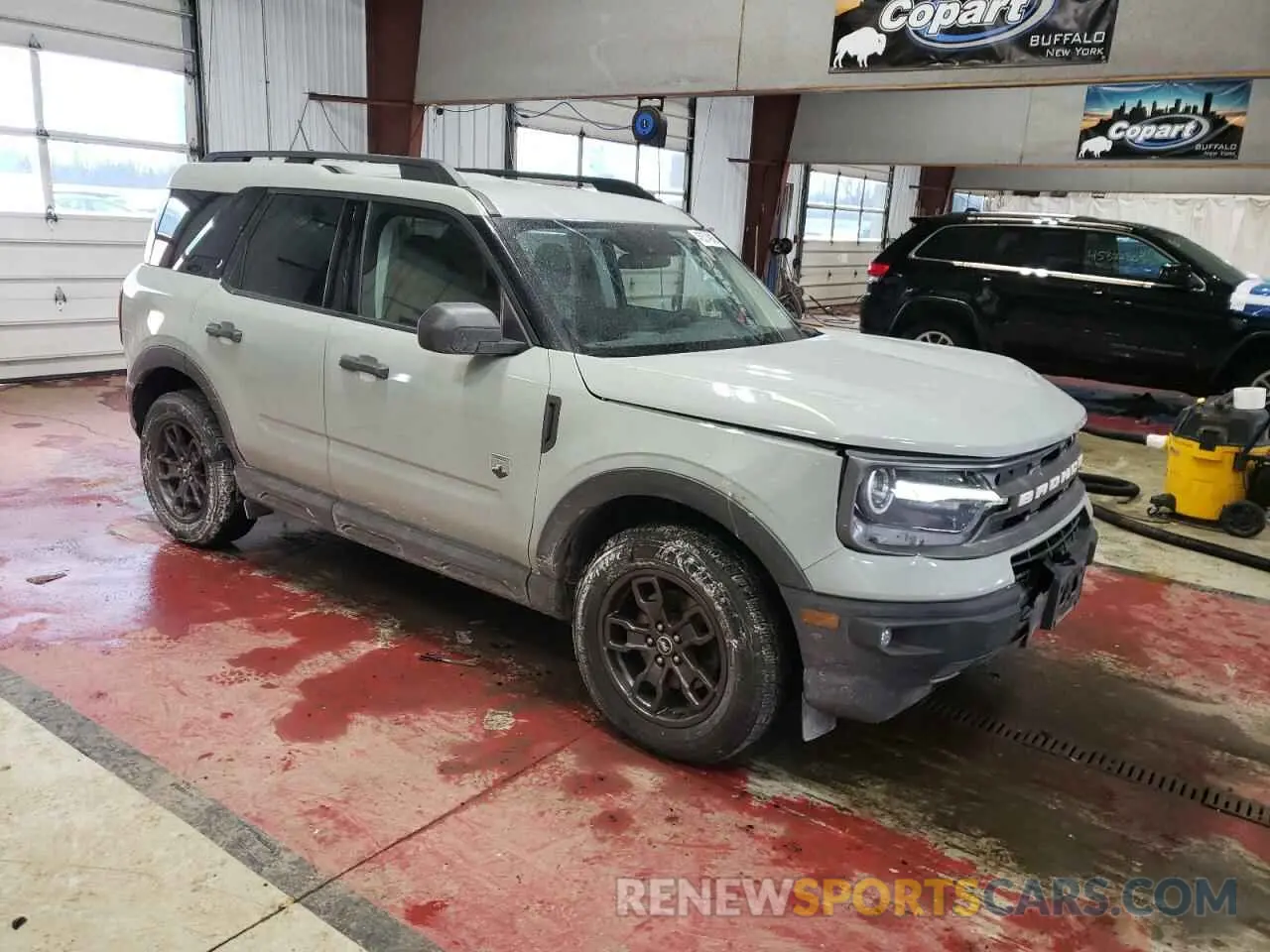 4 fotografías del automóvil dañado 3FMCR9B68MRB10675 FORD BRONCO 2021