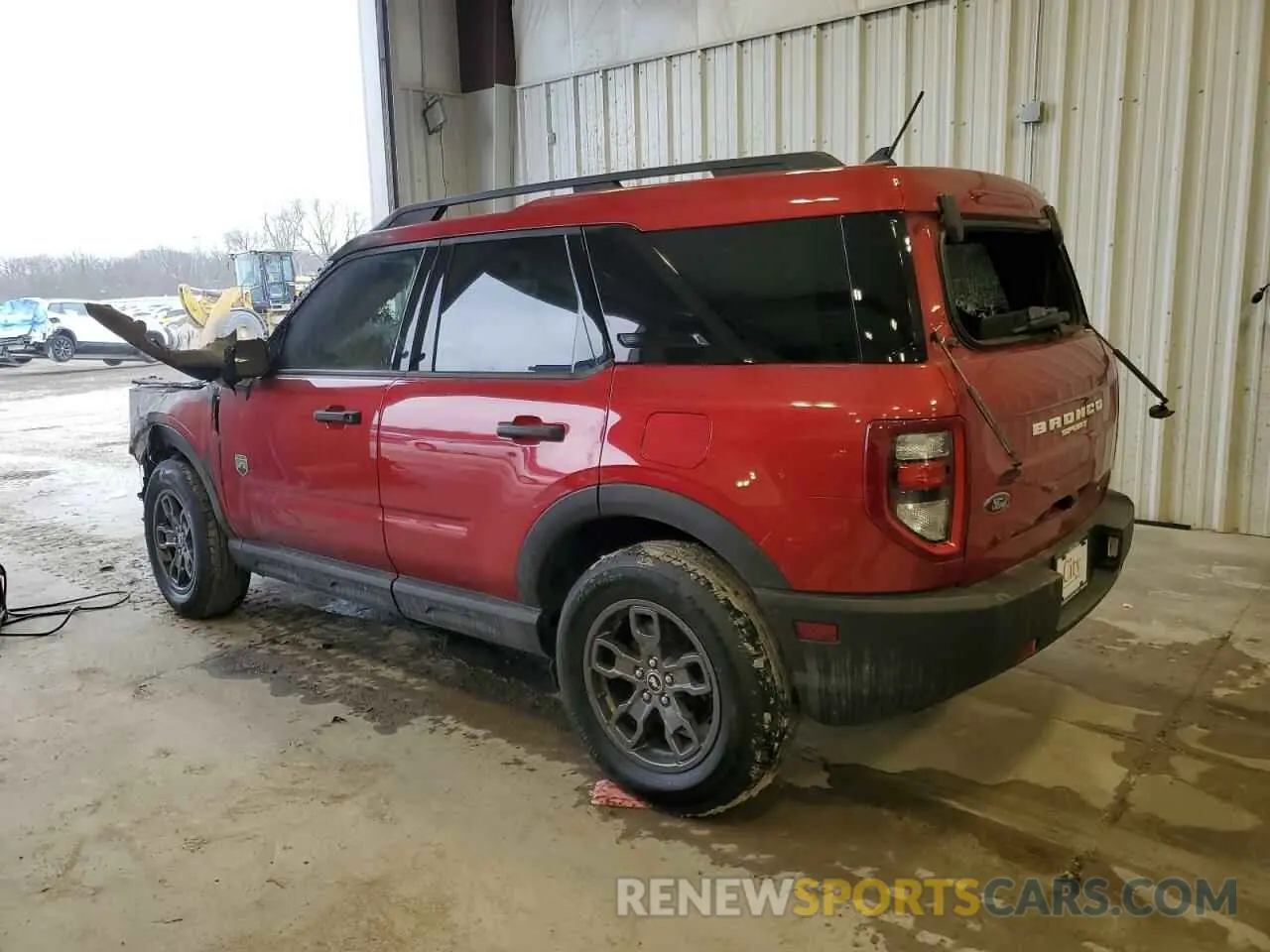 2 fotografías del automóvil dañado 3FMCR9B68MRB36855 FORD BRONCO 2021