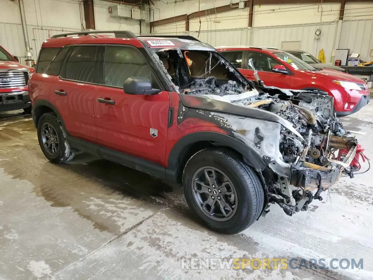 4 fotografías del automóvil dañado 3FMCR9B68MRB36855 FORD BRONCO 2021