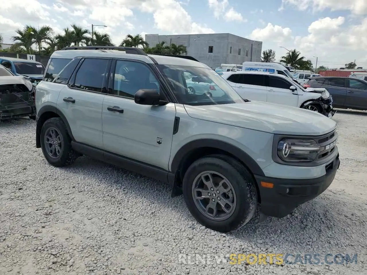 4 fotografías del automóvil dañado 3FMCR9B69MRA15509 FORD BRONCO 2021