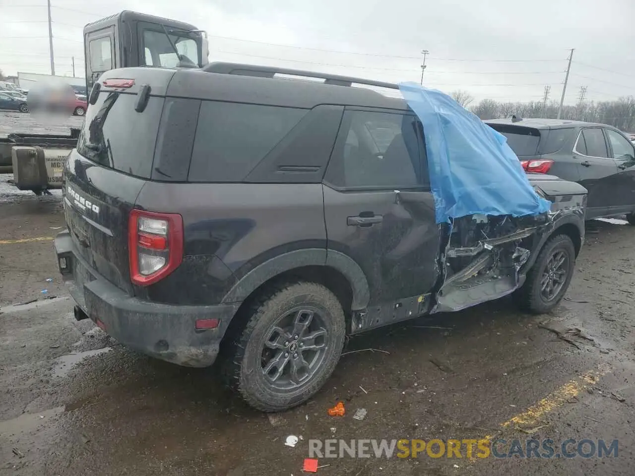 3 fotografías del automóvil dañado 3FMCR9B69MRA28843 FORD BRONCO 2021