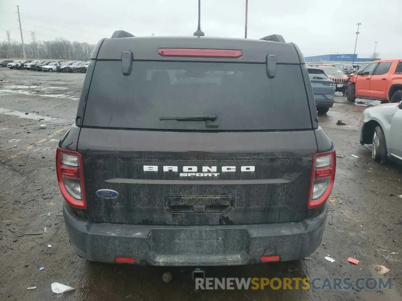 6 fotografías del automóvil dañado 3FMCR9B69MRA28843 FORD BRONCO 2021