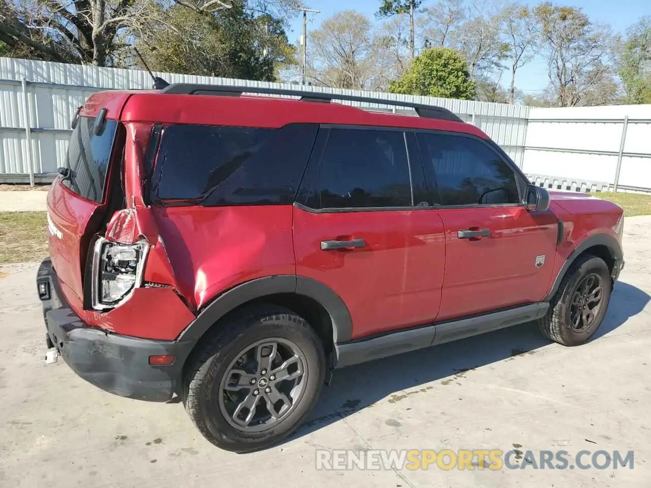 3 fotografías del automóvil dañado 3FMCR9B69MRA59395 FORD BRONCO 2021