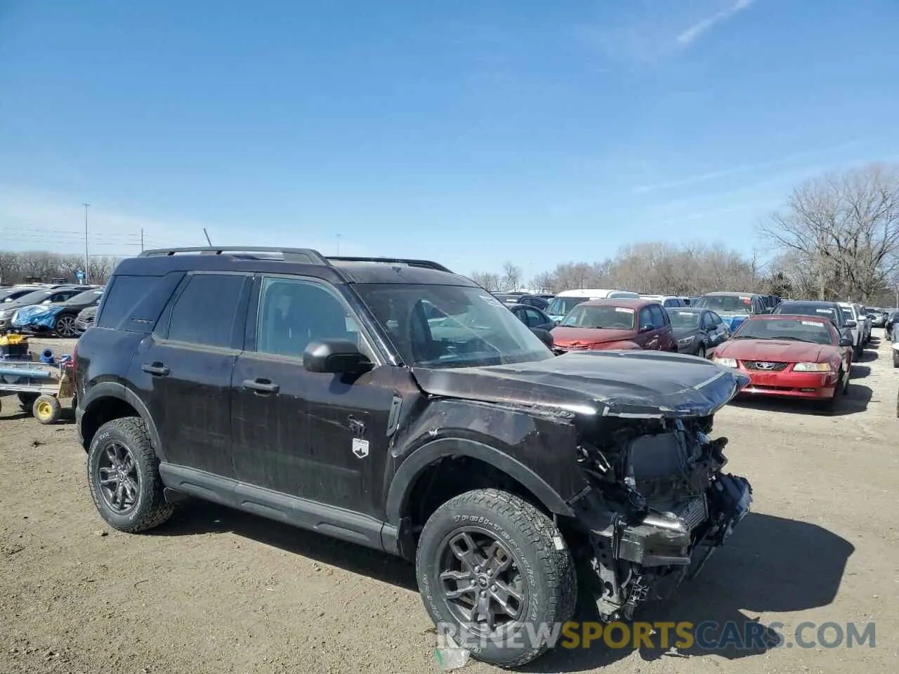 4 fotografías del automóvil dañado 3FMCR9B69MRA97550 FORD BRONCO 2021