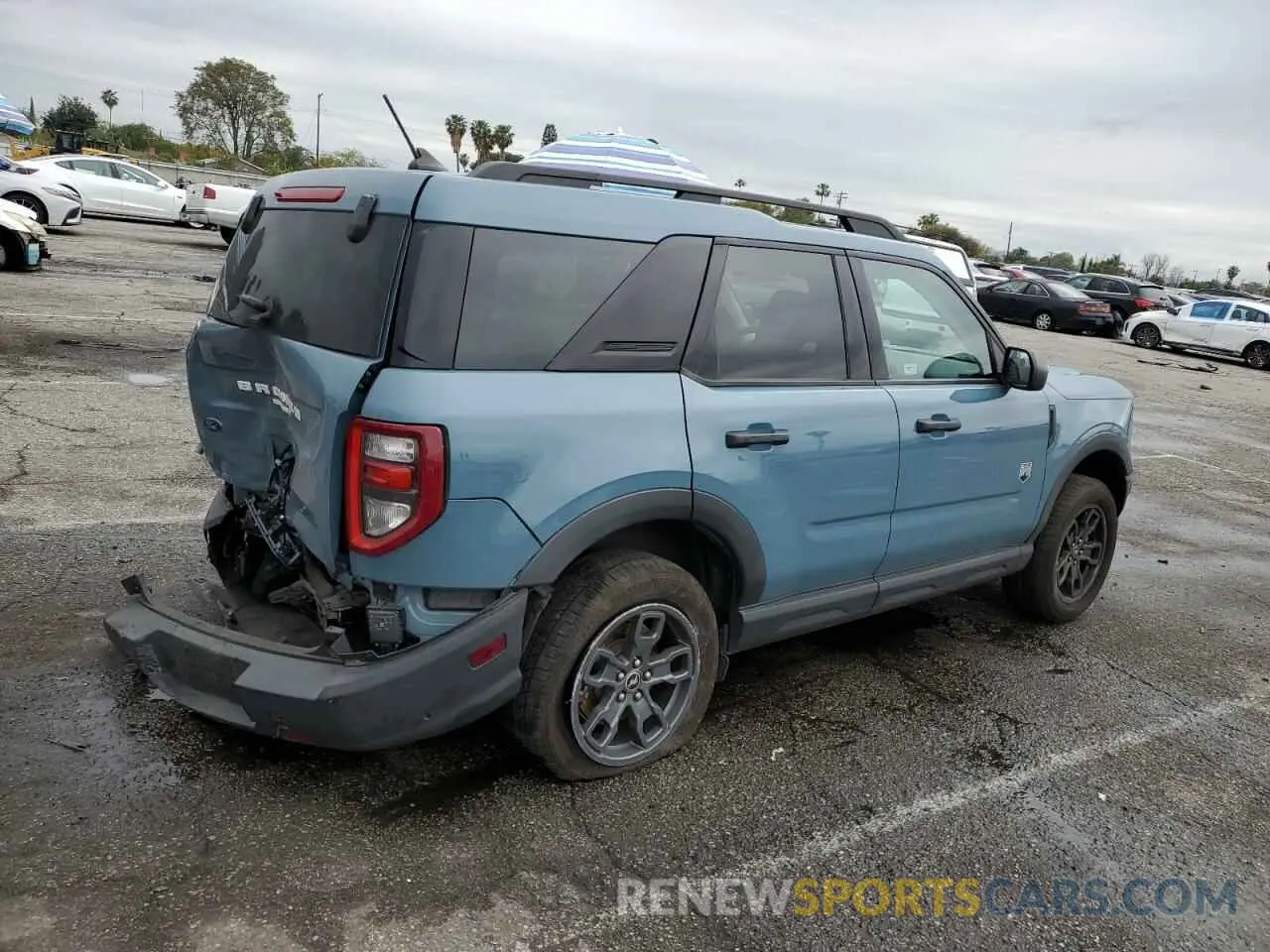 3 fotografías del automóvil dañado 3FMCR9B69MRB20633 FORD BRONCO 2021