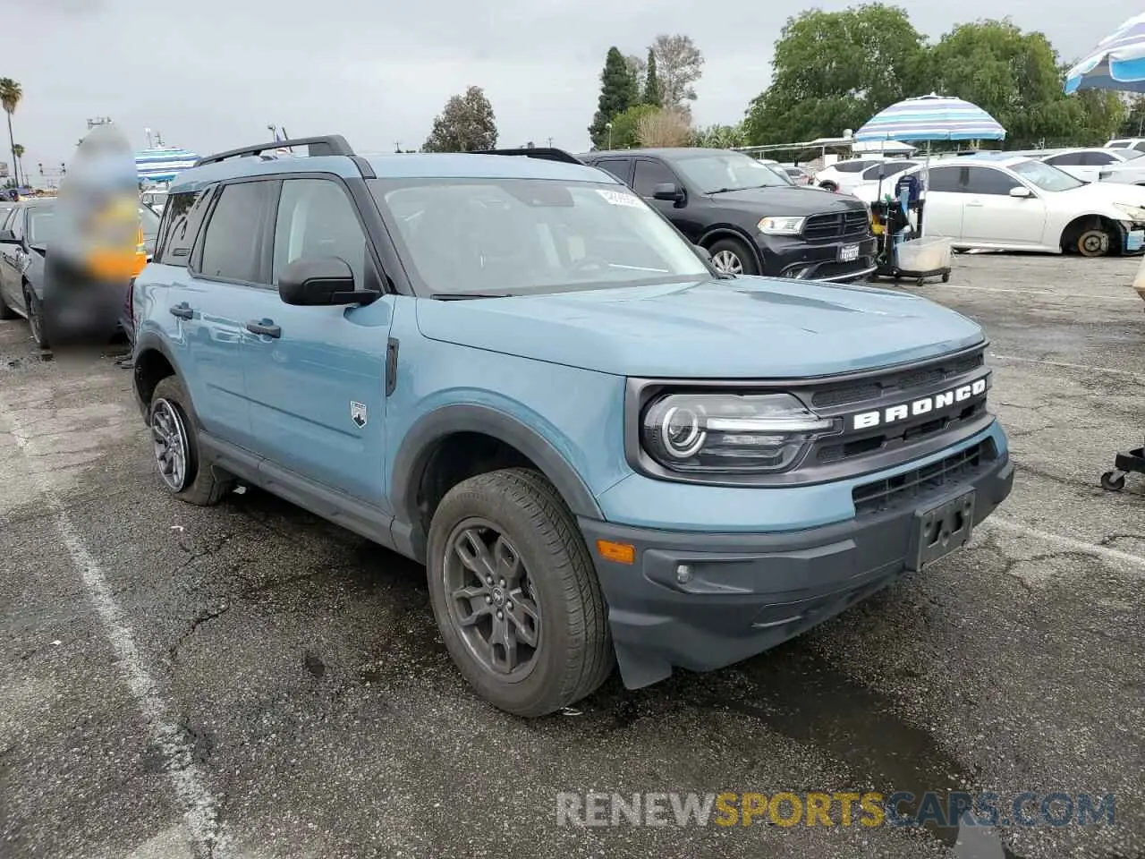 4 fotografías del automóvil dañado 3FMCR9B69MRB20633 FORD BRONCO 2021