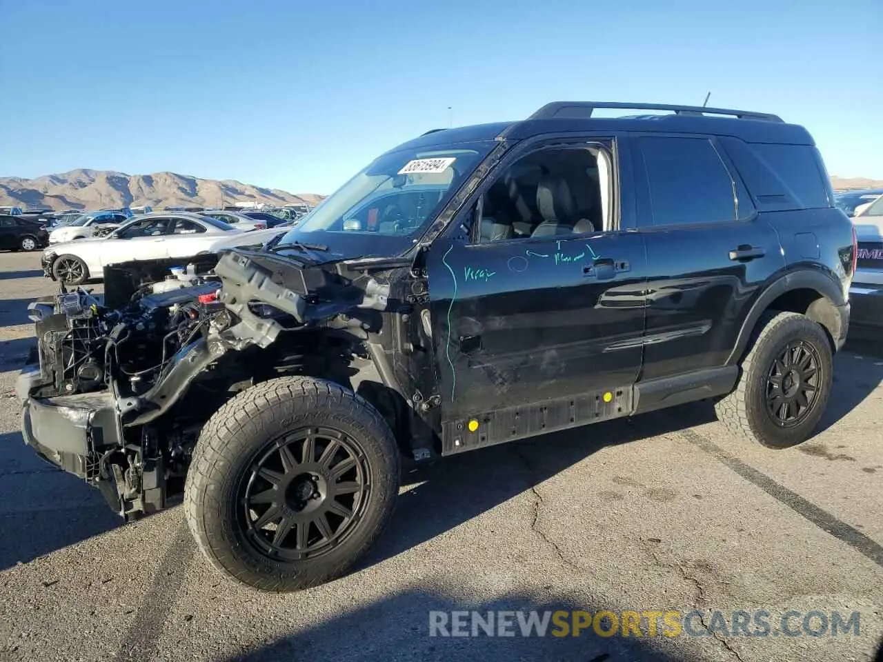 1 fotografías del automóvil dañado 3FMCR9B6XMRA59857 FORD BRONCO 2021