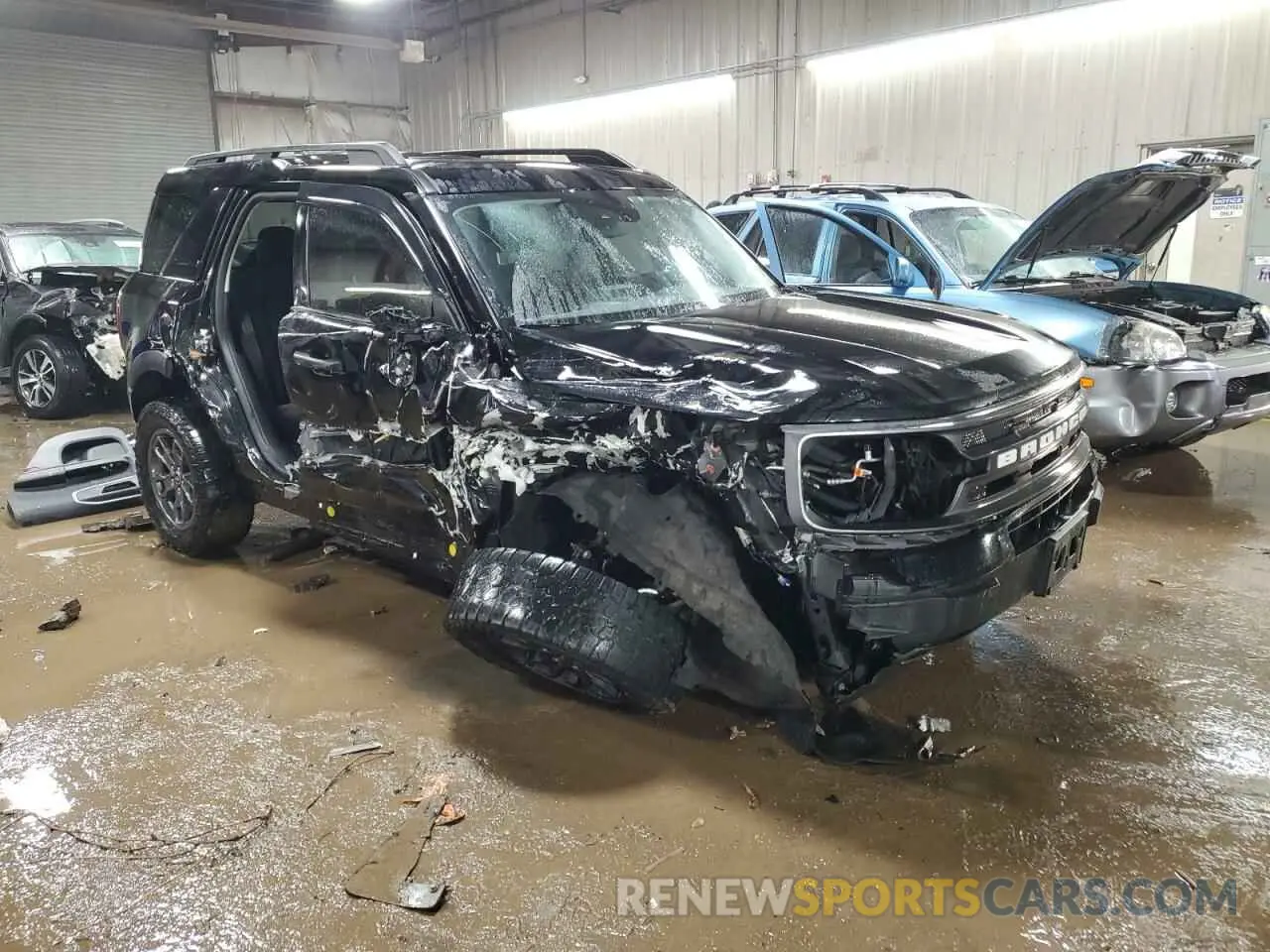 4 fotografías del automóvil dañado 3FMCR9B6XMRA75489 FORD BRONCO 2021
