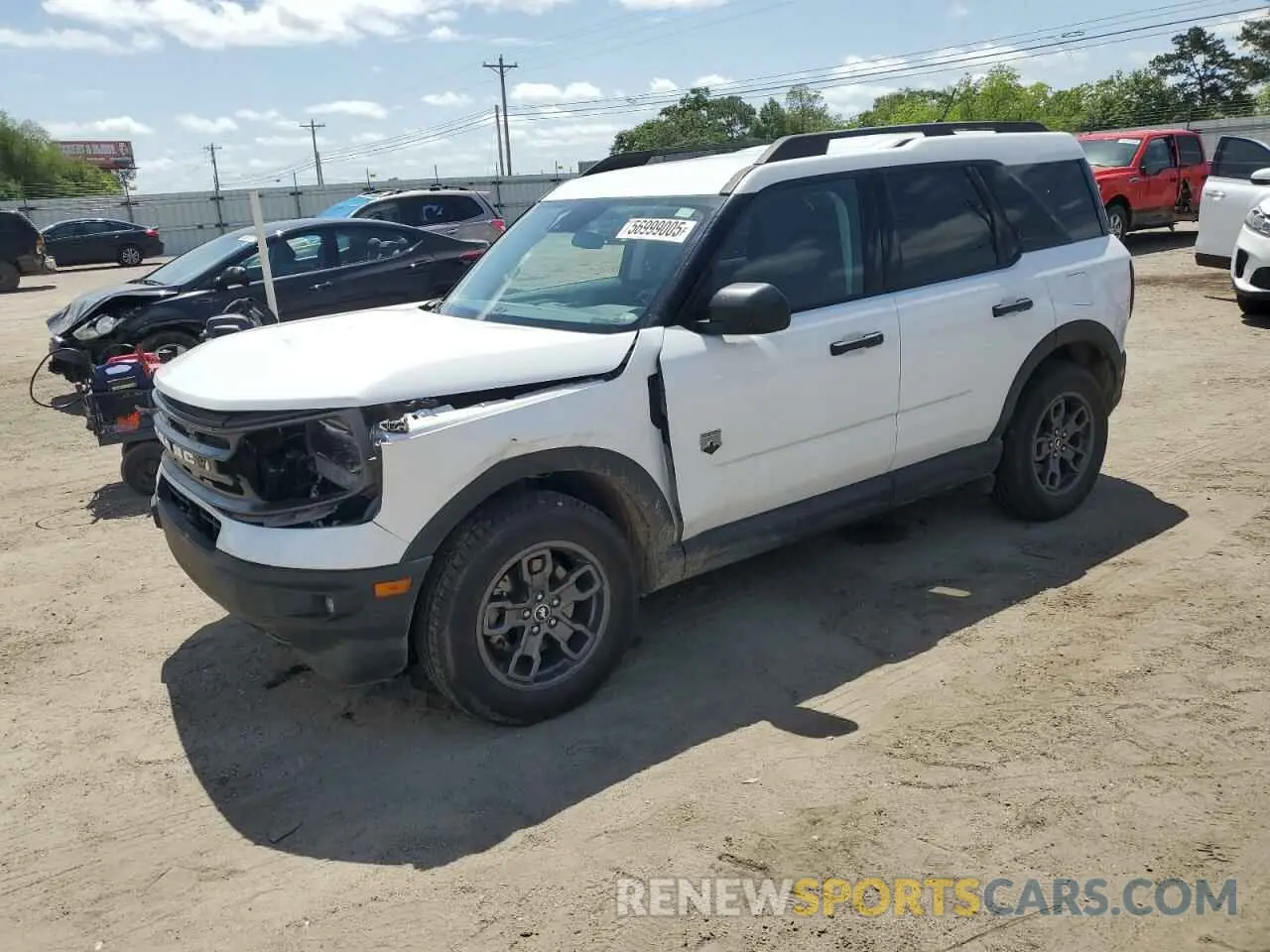 1 fotografías del automóvil dañado 3FMCR9B6XMRB18535 FORD BRONCO 2021