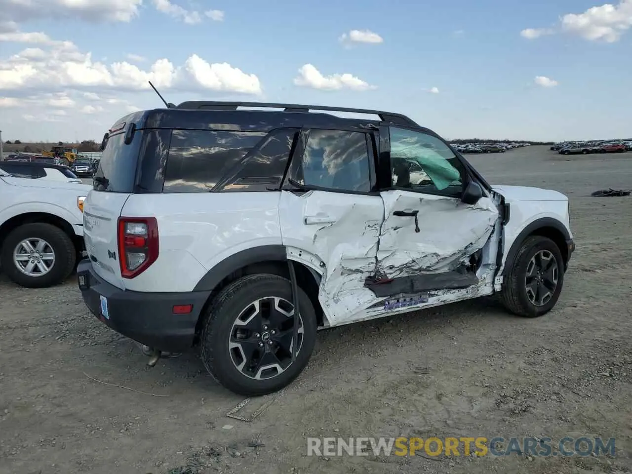3 fotografías del automóvil dañado 3FMCR9C61MRA01912 FORD BRONCO 2021