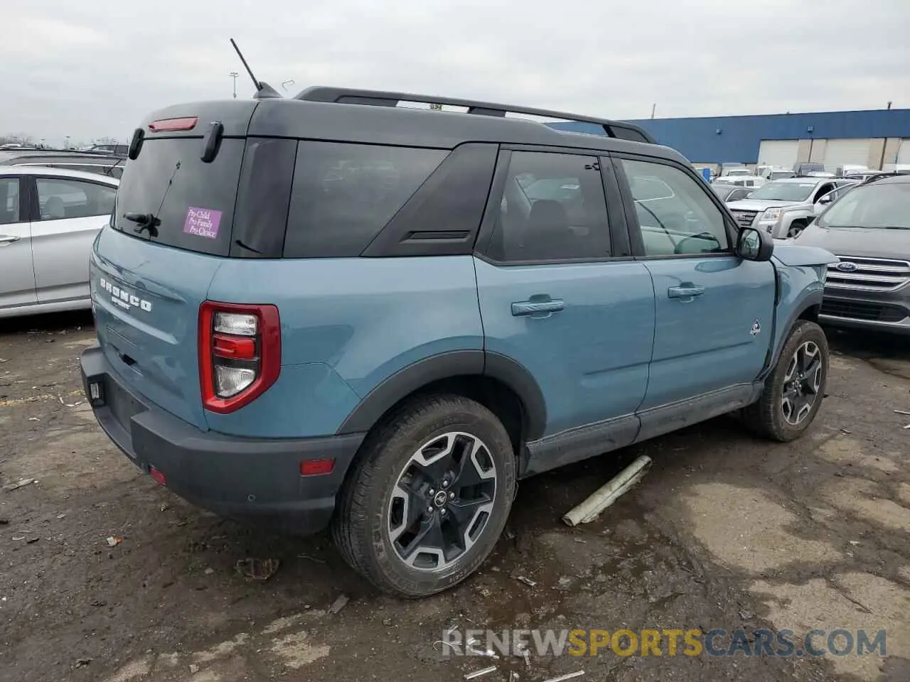 3 fotografías del automóvil dañado 3FMCR9C62MRA35258 FORD BRONCO 2021