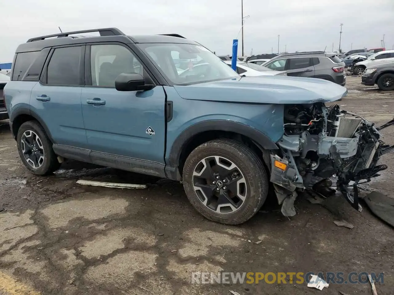 4 fotografías del automóvil dañado 3FMCR9C62MRA35258 FORD BRONCO 2021