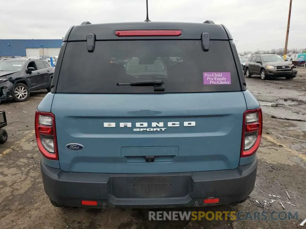 6 fotografías del automóvil dañado 3FMCR9C62MRA35258 FORD BRONCO 2021