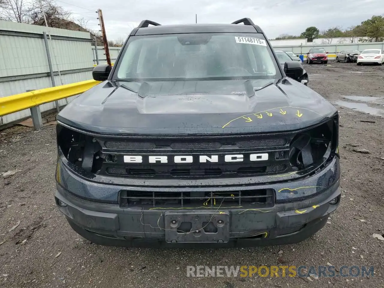 5 fotografías del automóvil dañado 3FMCR9C63MRB39368 FORD BRONCO 2021