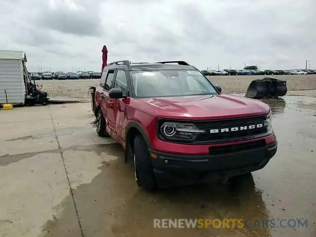 15 fotografías del automóvil dañado 3FMCR9C64MRA72912 FORD BRONCO 2021
