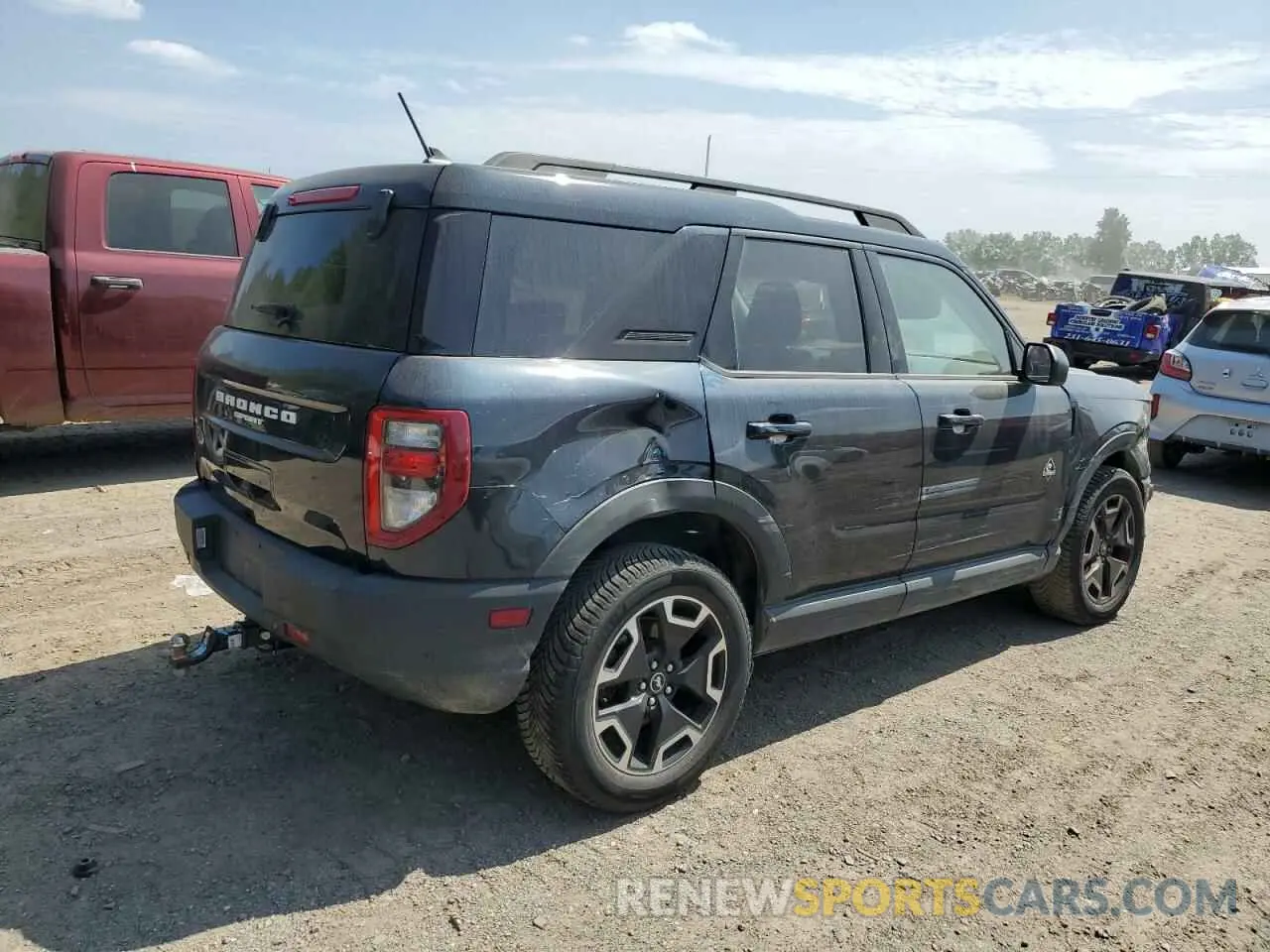 3 fotografías del automóvil dañado 3FMCR9C66MRB07482 FORD BRONCO 2021