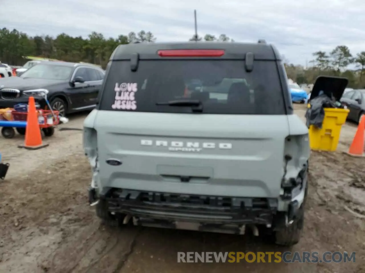 6 fotografías del automóvil dañado 3FMCR9C67MRA79434 FORD BRONCO 2021