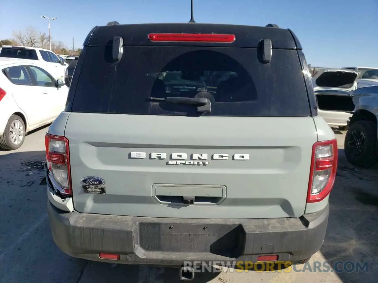 6 fotografías del automóvil dañado 3FMCR9C69MRB40007 FORD BRONCO 2021