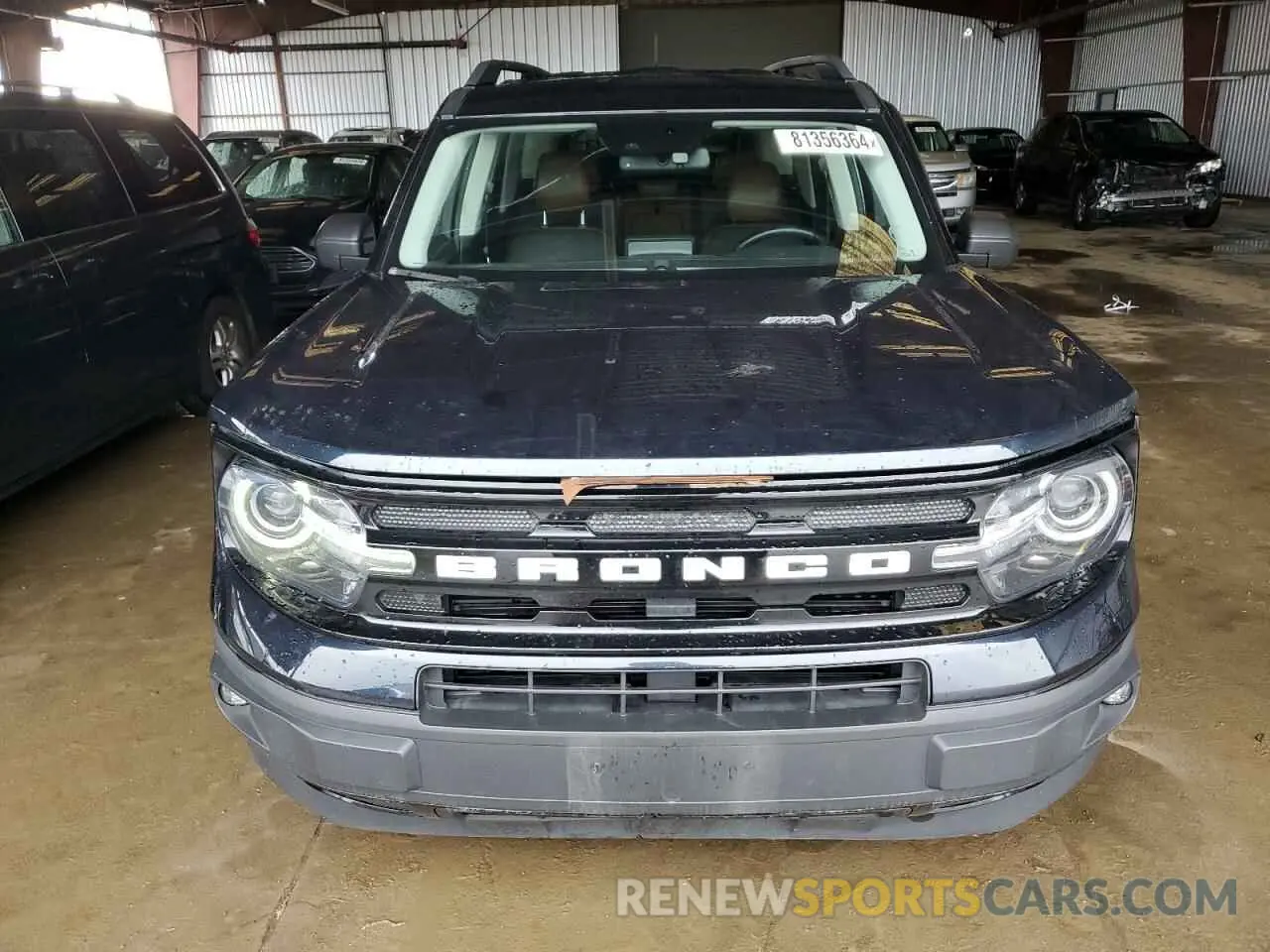 5 fotografías del automóvil dañado 3FMCR9C6XMRB11051 FORD BRONCO 2021