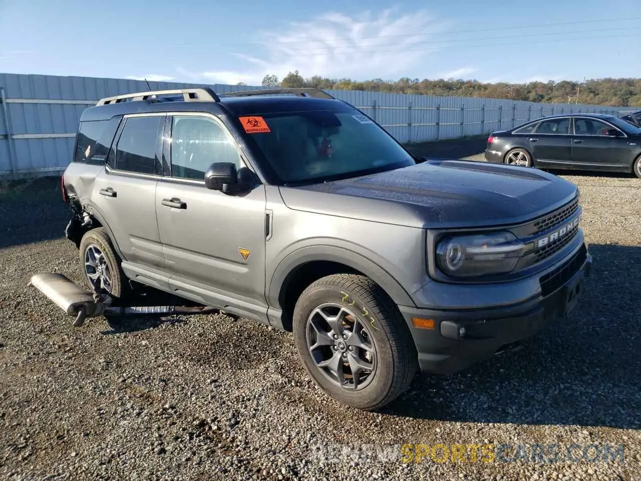 4 fotografías del automóvil dañado 3FMCR9D90MRA56845 FORD BRONCO 2021